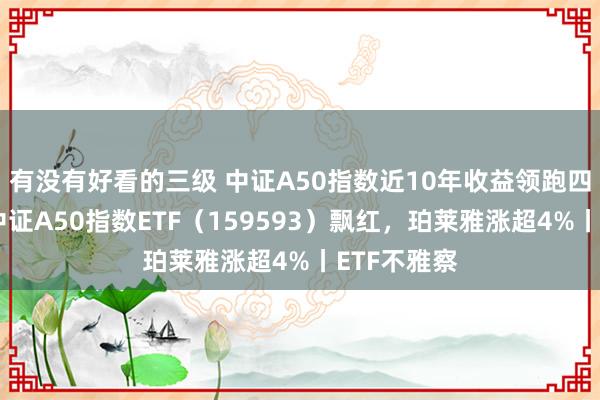 有没有好看的三级 中证A50指数近10年收益领跑四大指数,中证A50指数ETF(159593)飘红,珀莱雅涨超4%丨ETF不雅察