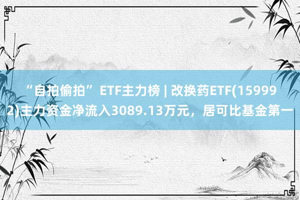 “自拍偷拍” ETF主力榜 | 改换药ETF(159992)主力资金净流入3089.13万元,居可比基金第一