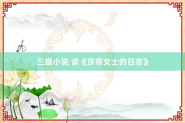 三级小说 读《莎菲女士的日志》