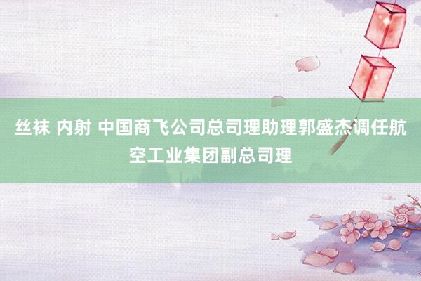 丝袜 内射 中国商飞公司总司理助理郭盛杰调任航空工业集团副总司理
