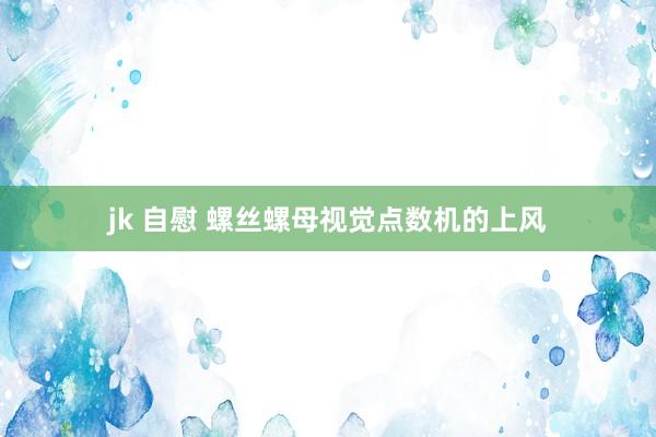 jk 自慰 螺丝螺母视觉点数机的上风