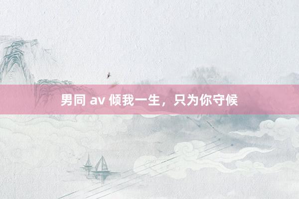 男同 av 倾我一生，只为你守候