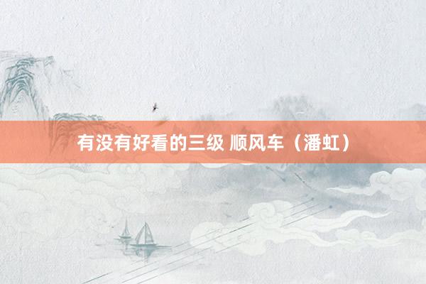 有没有好看的三级 顺风车(潘虹)